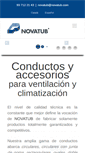 Mobile Screenshot of novatub.com
